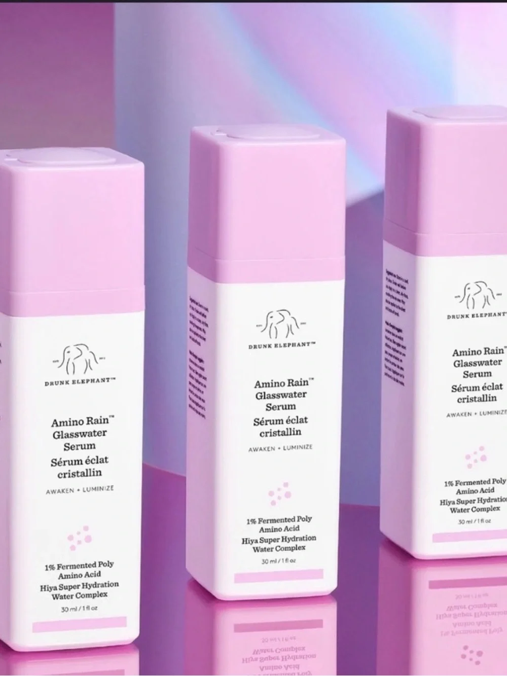 Drunk Elephant Amino Rain Glasswater Serum 30ml BRAND NEW IN BOX $60
